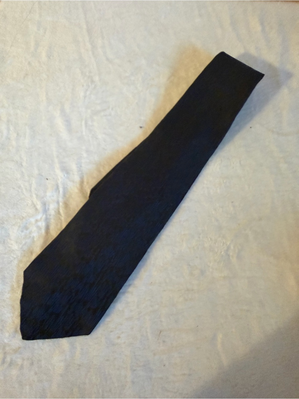 André Valetino Blue and Black Tie